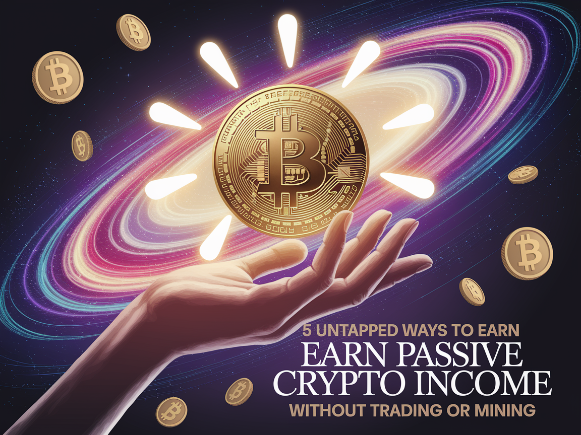 5 Untapped Ways to Earn Passive Crypto Income Without Trading or Mining